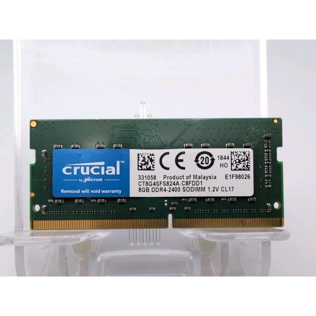 中古】260PIN 8GB DDR4-2400(PC4-19200) SODIMM 【ノートPC用】【EC