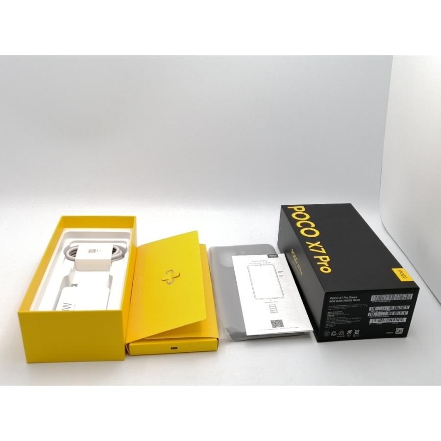 中古】Xiaomi 国内版 【SIMフリー】 Poco X7 Pro グリーン 8GB 256GB