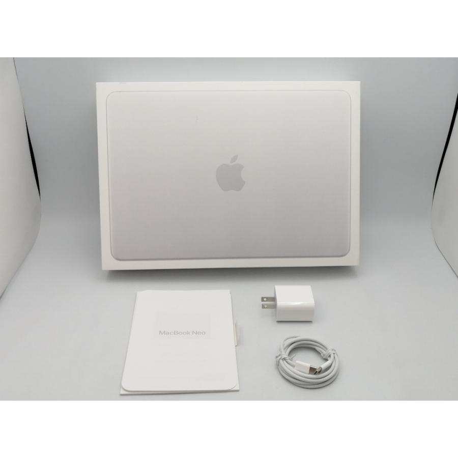 【中古】Apple MacBook Neo 13インチ A18 Pro(CPU:6C/GPU:5C) 8GB/512GB シルバー MHFC4J/A (13インチ,A18 Pro)【ECセンター】保証期間１ヶ月【ランクA】の画像