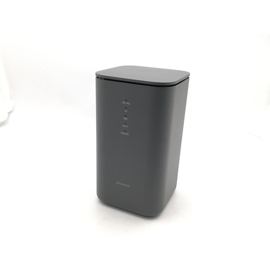 中古】SHARP docomo 【SIMフリー】 home 5G HR02 [ダークグレー]【EC