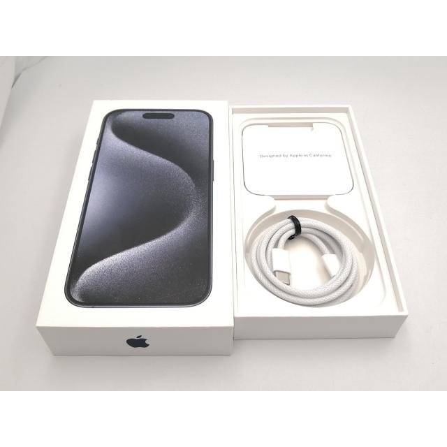 【中古】Apple 国内版 【SIMフリー】 iPhone 15 Pro 256GB ブルーチタニウム MTUG3J/A【ECセンター】保証期間１ヶ月【ランクA】の画像
