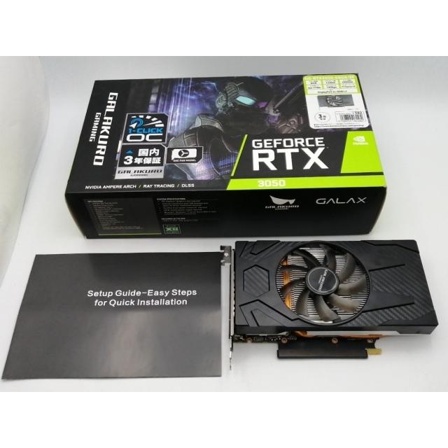 中古】玄人志向 GALAKURO GAMING GG-RTX3050-E8GB/SF RTX3050/8GB