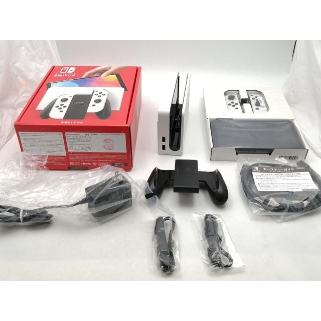 中古】Nintendo Switch 本体 (有機ELモデル) HEG-S-KAAAA ホワイト