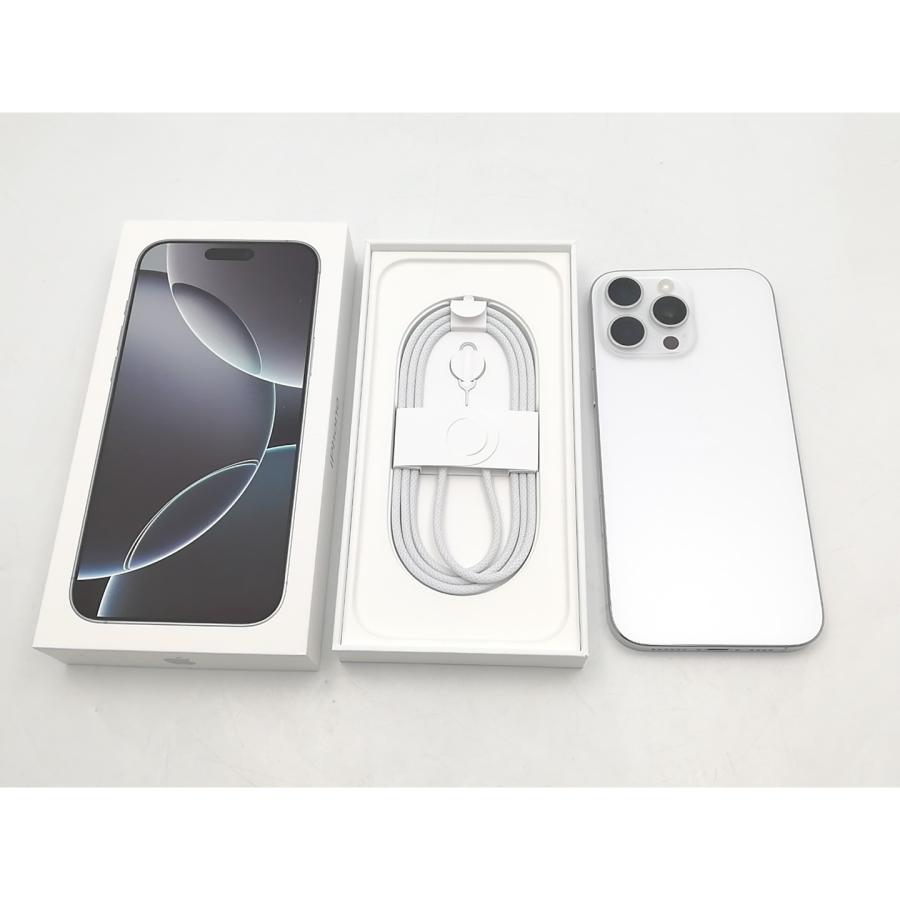中古】Apple 国内版 【SIMフリー】 iPhone 16 Pro Max 256GB ホワイト