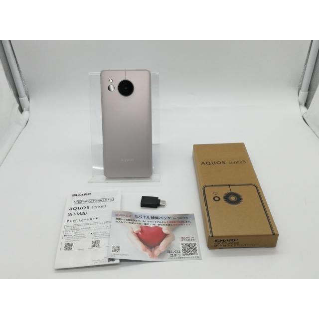 中古】SHARP 国内版 【SIMフリー】 AQUOS sense8 ライトカッパー 6GB