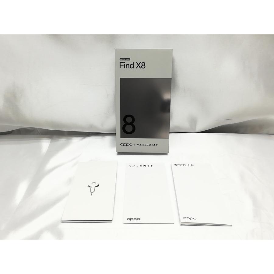 中古】Oppo 国内版 【SIMフリー】 OPPO Find X8 スペースブラック 16GB