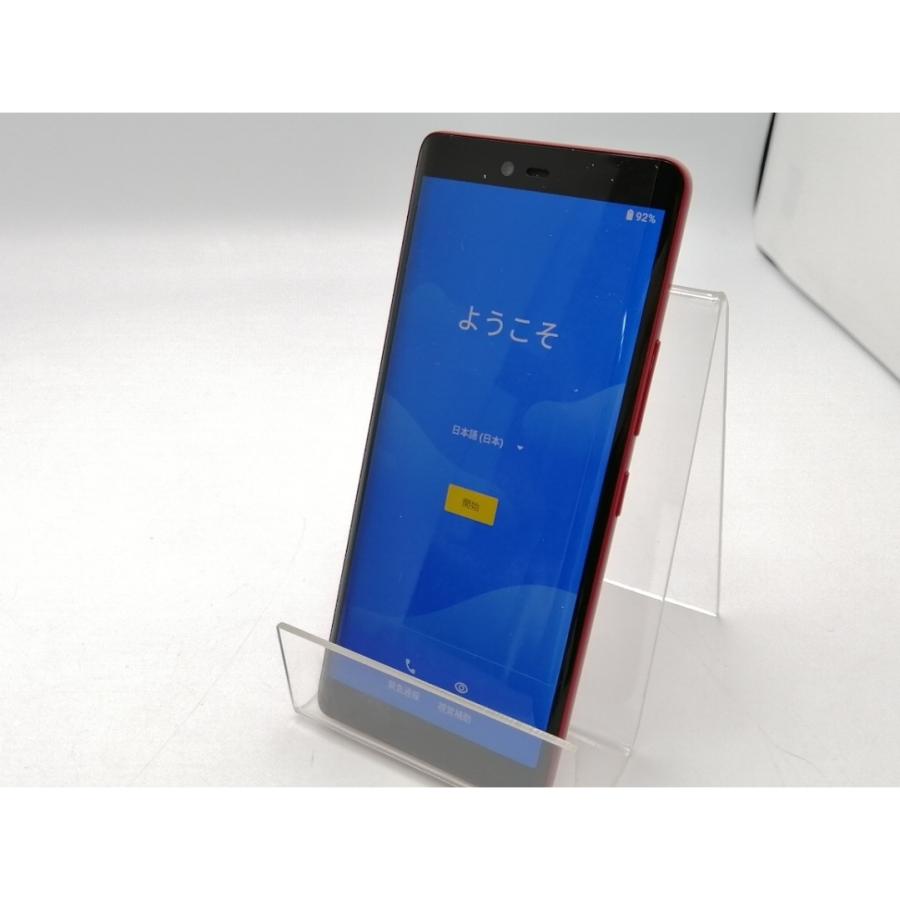 中古】Wiko 楽天モバイル 【SIMフリー】 Rakuten Hand クリムゾン