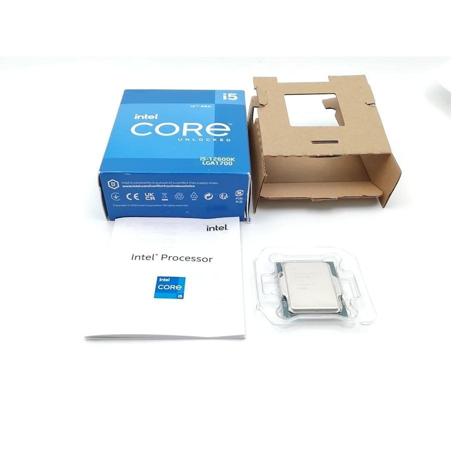 中古】Intel Core i5-12600K(3.7GHz) Box LGA1700/10C(P:6C/E:4C)/16T
