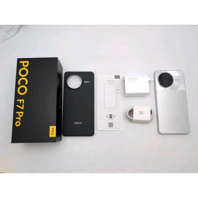 中古】Xiaomi 国内版 【SIMフリー】 Poco F7 Pro シルバー 12GB 256GB