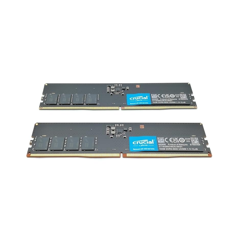 【新品未使用】デスクトップPC用 DDR5メモリ 32GB(16GBx2枚) 中古】DDR5 16GB 2枚組（合計32GB） DDR5-5600(PC5-44800