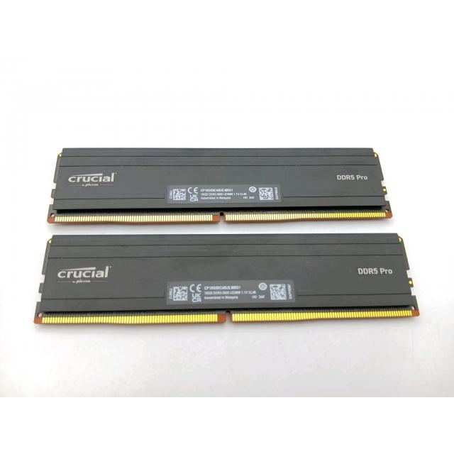 中古】DDR5 16GB 2枚組（合計32GB） DDR5-5600(PC5-44800