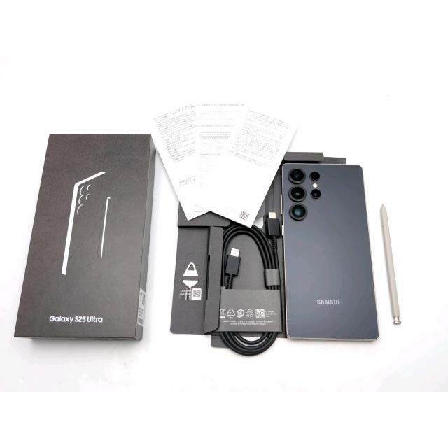 中古】SAMSUNG 国内版 【SIMフリー】 Galaxy S25 Ultra チタニウム