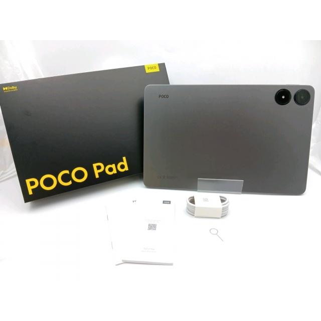中古】Xiaomi 海外版【Wi-Fi】 POCO Pad グレー 【Snapdragon 7s Gen 2