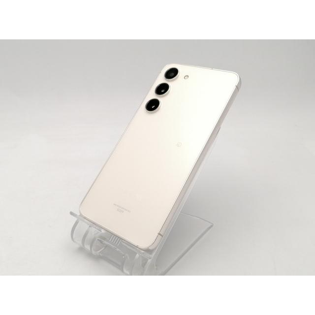 中古】SAMSUNG au 【SIMフリー】 Galaxy S23 クリーム 8GB 256GB SCG19
