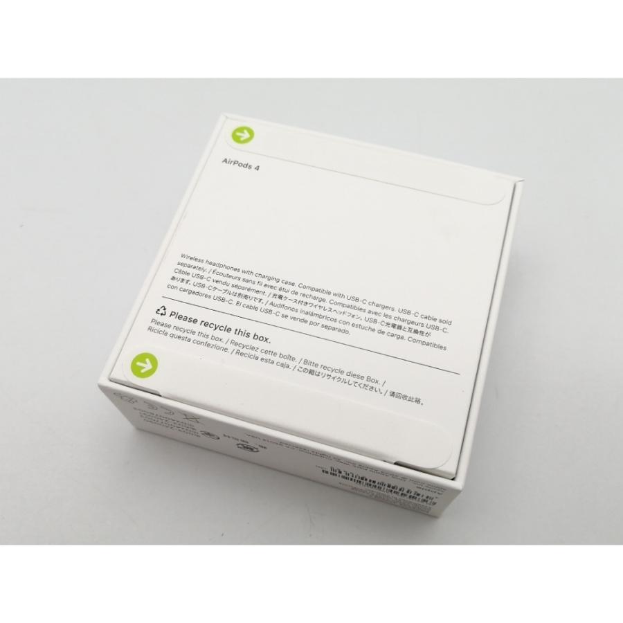 未使用】Apple AirPods 4 MXP63J/A【ECセンター】保証期間1ヶ月