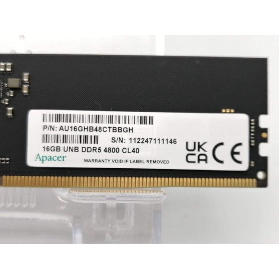 中古】DDR5 16GB 2枚組（合計32GB） DDR5-4800(PC5-38400