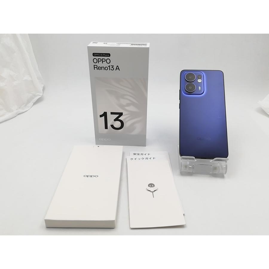 中古】Oppo UQmobile 【SIMフリー】 OPPO Reno13 A ルミナスネイビー