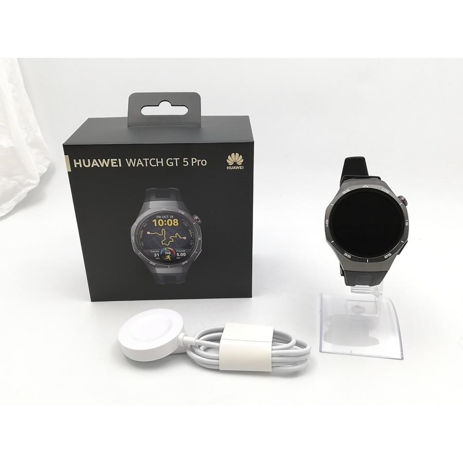 中古】Huawei HUAWEI WATCH GT 5 Pro 46mm ブラック【ECセンター】保証