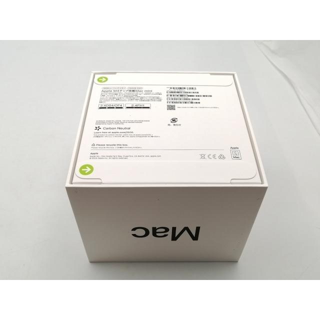 未使用】Apple Mac mini M4(CPU:10C/GPU:10C) 16GB/256GB シルバー
