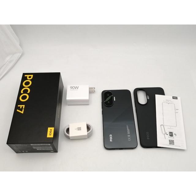 中古】Xiaomi 国内版 【SIMフリー】 Poco F7 ブラック 12GB 256GB