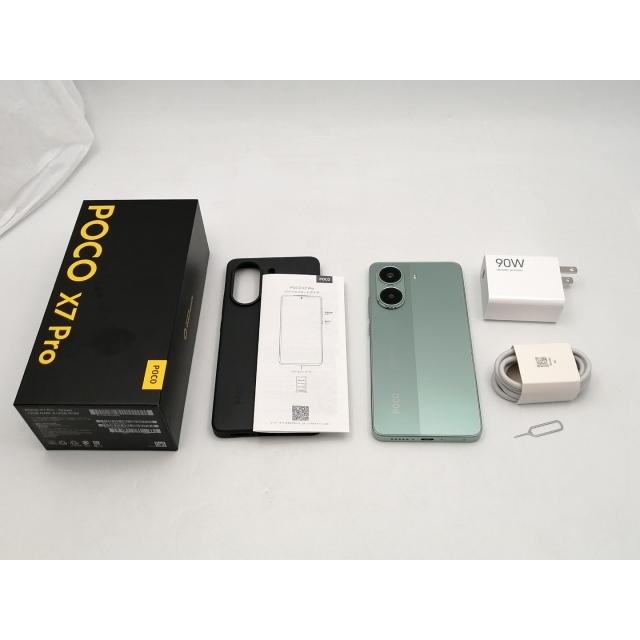 中古】Xiaomi 国内版 【SIMフリー】 Poco X7 Pro グリーン 12GB 512GB