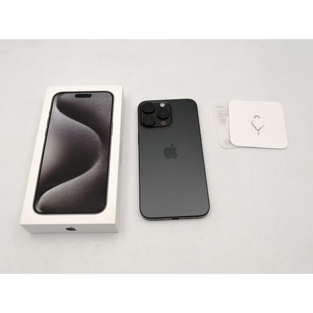 中古】Apple 国内版 【SIMフリー】 iPhone 15 Pro Max 256GB ブラック