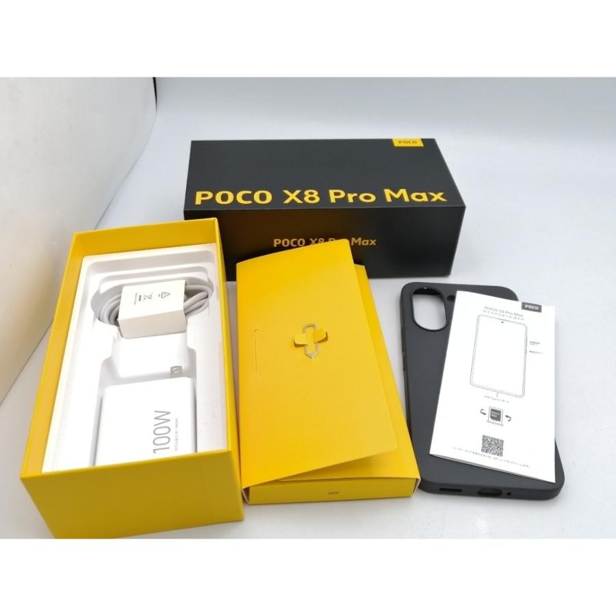 中古】Xiaomi 国内版 【SIMフリー】 POCO X8 Pro Max ブラック 12GB