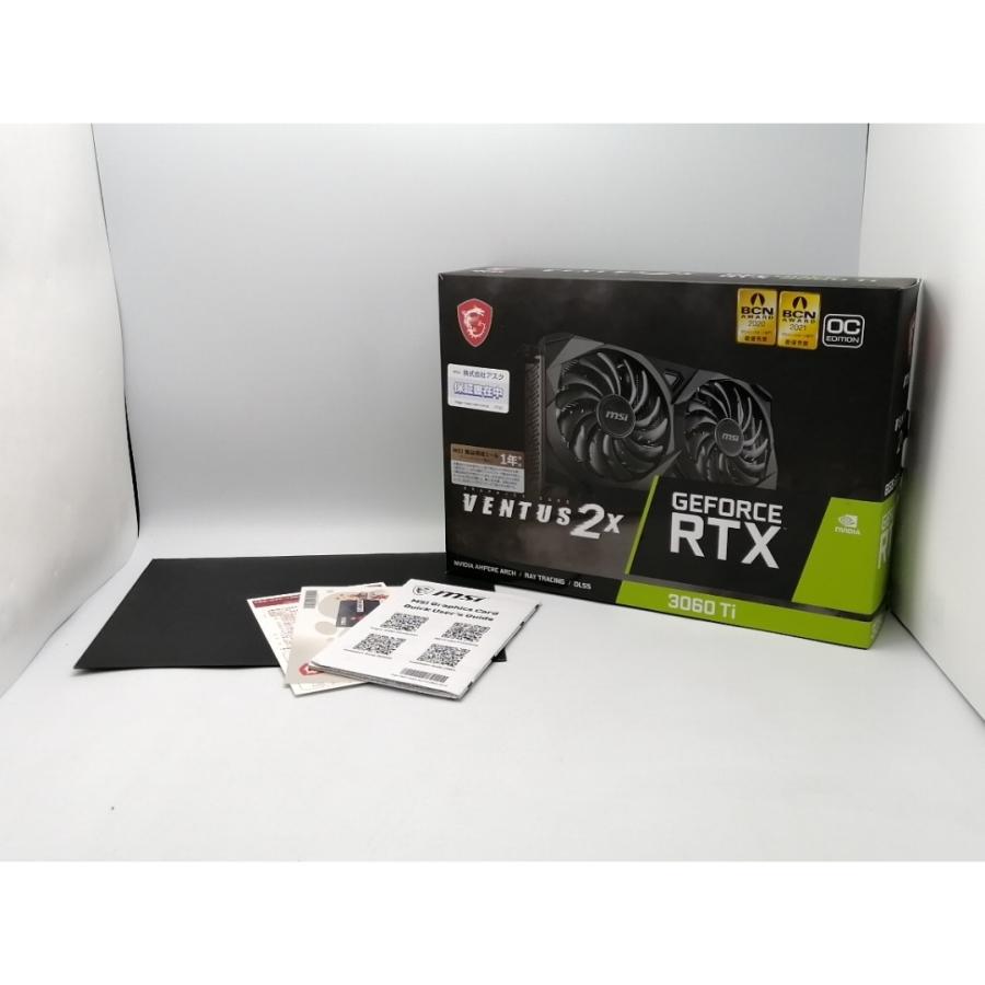 中古】MSI GeForce RTX 3060 Ti VENTUS 2X 8G OCV1 LHR RTX3060Ti(LHR