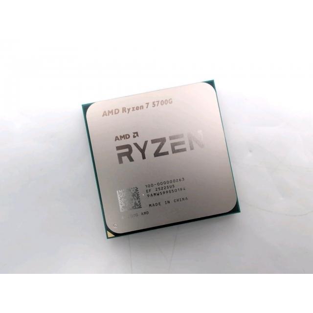 中古】AMD Ryzen 7 5700G (3.8GHz/TC:4.6GHz) bulk AM4/8C/16T/L3 16MB