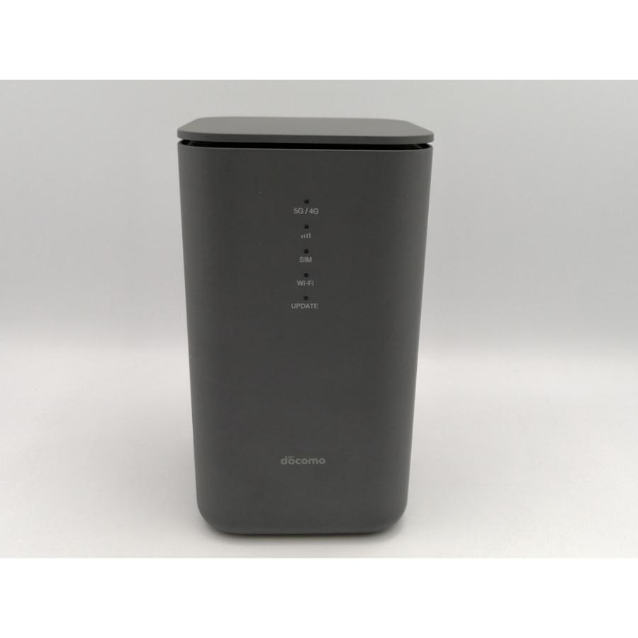 中古】SHARP docomo 【SIMフリー】 home 5G HR02 [ダークグレー]【EC