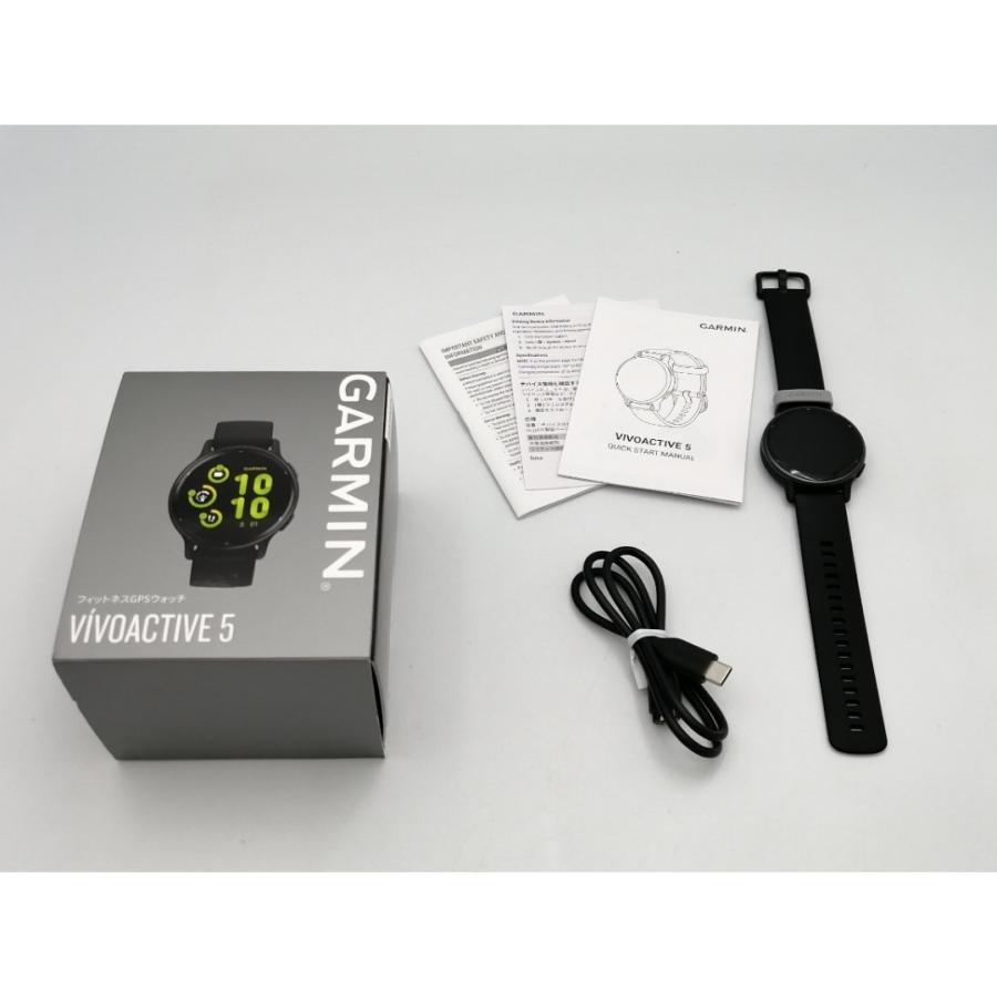 中古】Garmin vivoactive 5 Black/Slate 010-02862-40【ECセンター 