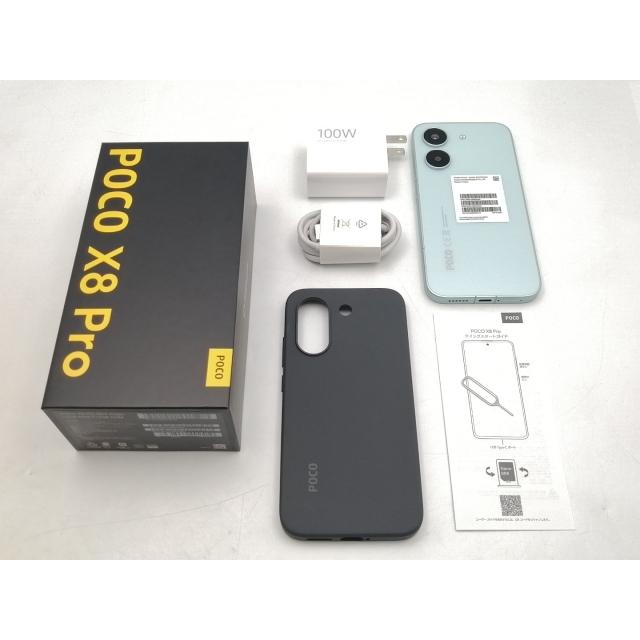 中古】Xiaomi 国内版 【SIMフリー】 POCO X8 Pro ミントグリーン 12GB