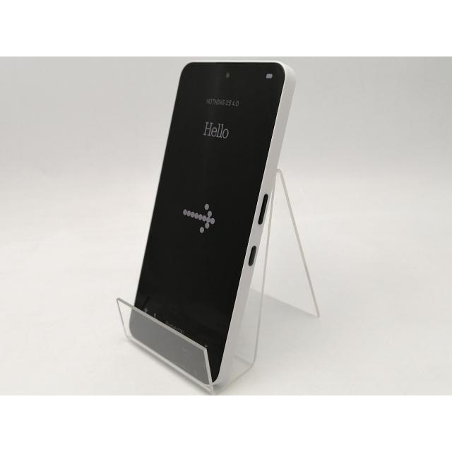 中古】NOTHING 国内版 【SIMフリー】 Nothing Phone (3a) ホワイト 8GB