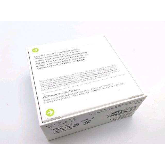 未使用】Apple AirPods 4 アクティブノイズキャンセリング搭載モデル