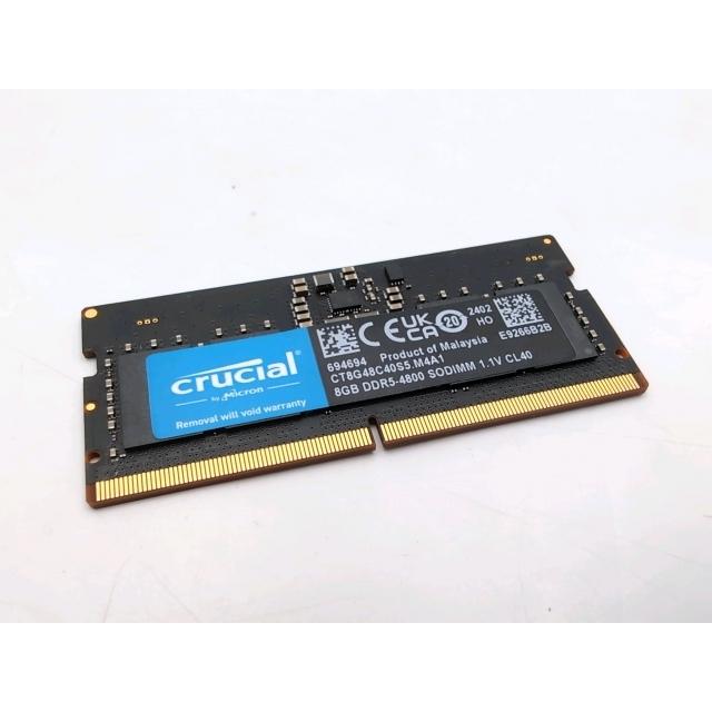 中古】262PIN SODIMM 8GB DDR5-4800(PC5-38400)【ノートPC用】【EC