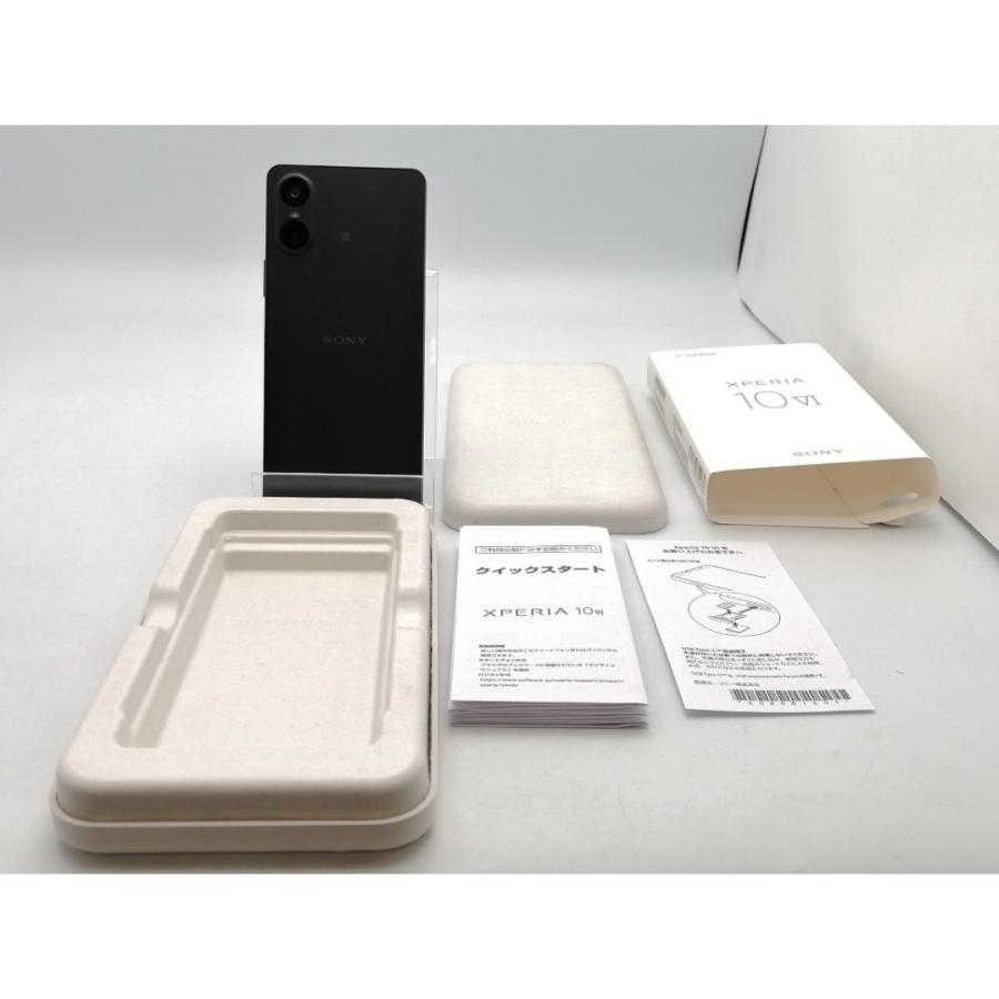 中古】SONY SoftBank 【SIMフリー】 Xperia 10 VI ブラック 6GB 128GB