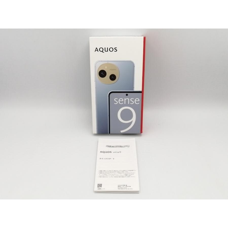 中古】SHARP 国内版 【SIMフリー】 AQUOS sense9 ブルー 6GB 128GB SH