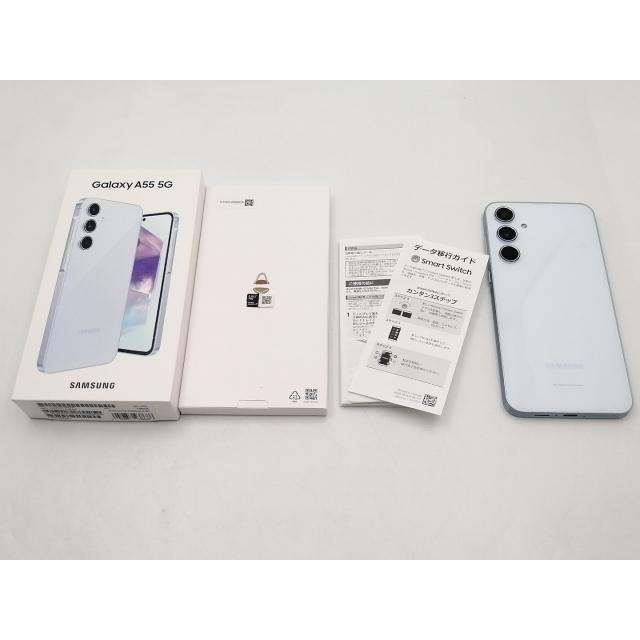 中古】SAMSUNG docomo 【SIMフリー】 Galaxy A55 5G オーサムアイス