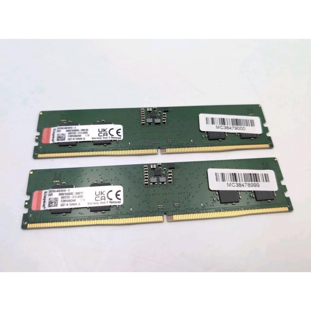 中古】DDR5 8GB 2枚組（合計16GB） DDR5-5600(PC5-44800