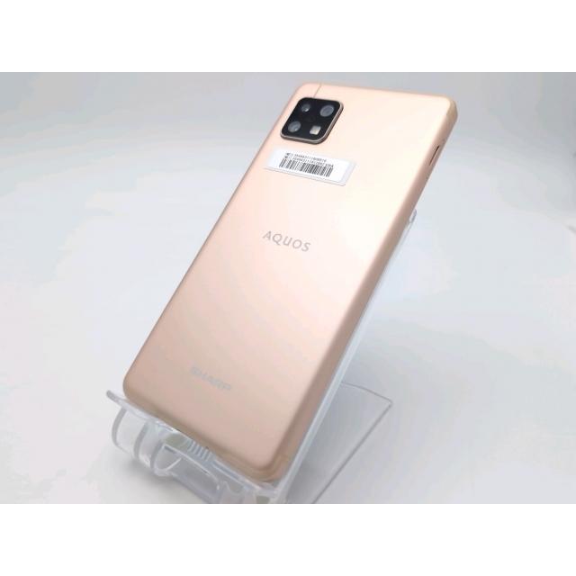 中古】SHARP 国内版 【SIMフリー】 AQUOS sense4 ライトカッパー 4GB