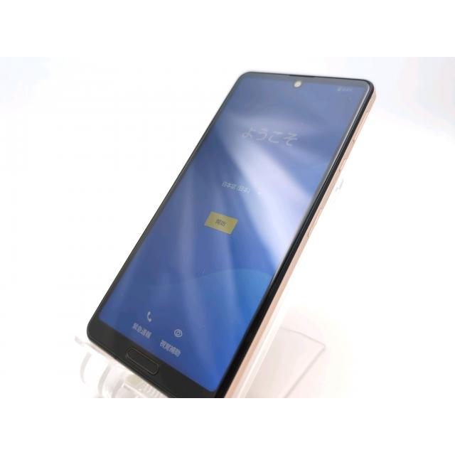中古】SHARP 国内版 【SIMフリー】 AQUOS sense4 ライトカッパー 4GB