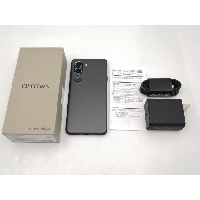中古】FCNT 国内版 【SIMフリー】 arrows Alpha ブラック 12GB 512GB
