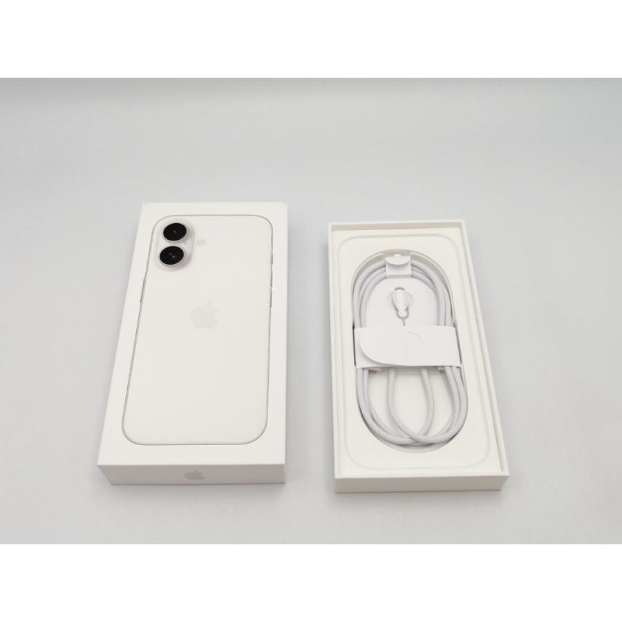 中古】Apple au 【SIMフリー】 iPhone 16 128GB ホワイト MYDR3J/A【EC