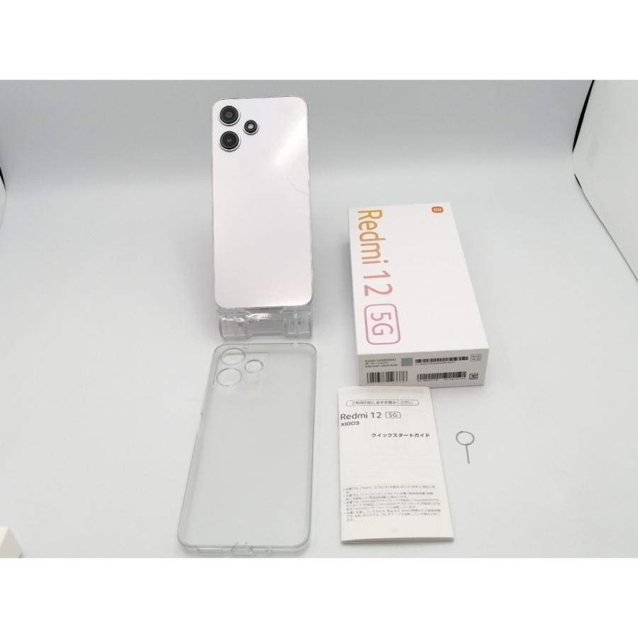 中古】Xiaomi UQmobile 【SIMフリー】 Redmi 12 5G 4GB 128GB ポーラー