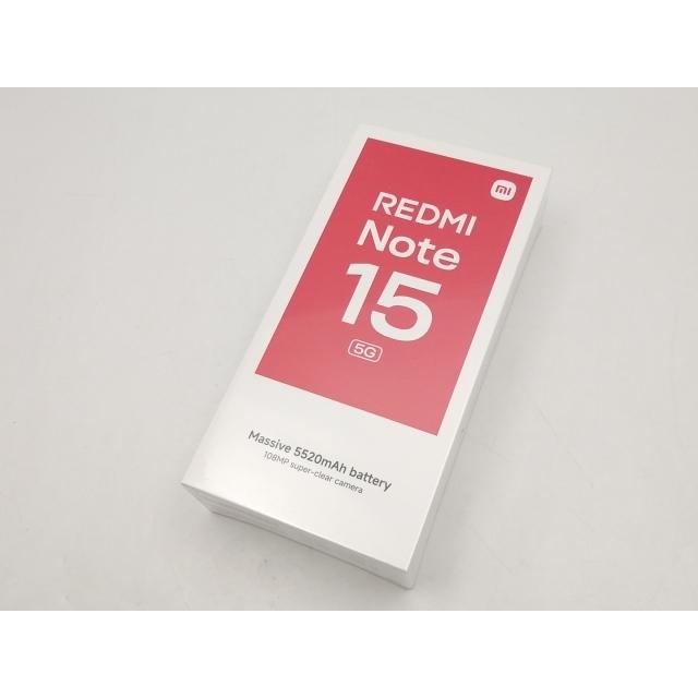 未使用】Xiaomi 国内版 【SIMフリー】 Redmi Note 15 5G ブラック 8GB