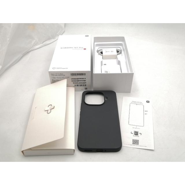 中古】Xiaomi 国内版 【SIMフリー】 Xiaomi 15T Pro ブラック 12GB