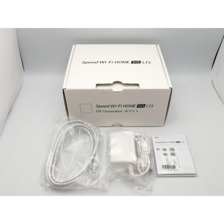 中古】ZTE au Speed Wi-Fi HOME 5G L13 ZTR02【ECセンター】保証期間1