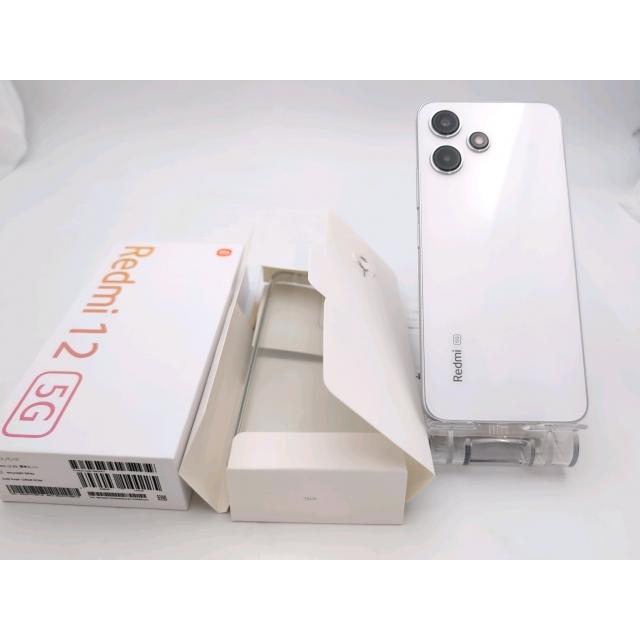 中古】Xiaomi SoftBank 【SIMフリー】 Redmi 12 5G 4GB 128GB ムーン