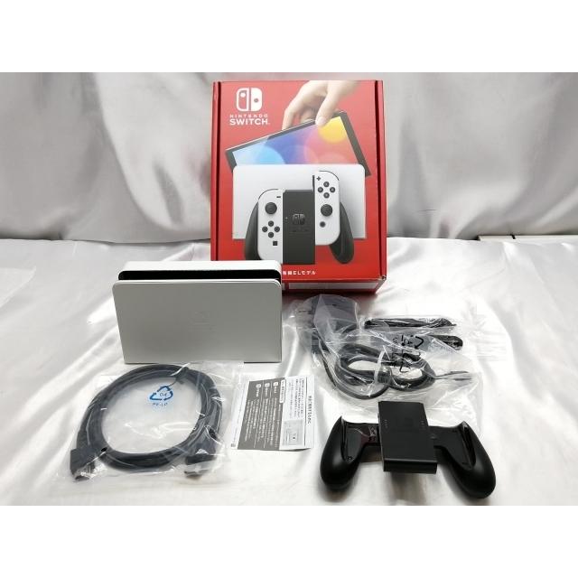 中古】Nintendo Switch 本体 (有機ELモデル) HEG-S-KAAAA ホワイト