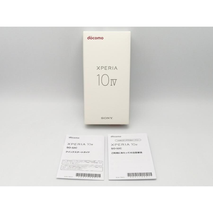 中古】SONY docomo 【SIMフリー】 Xperia 10 IV ブラック 6GB 128GB SO